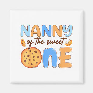 Aimant Nounou du gâteau Cookies And Milk Anniversaire P