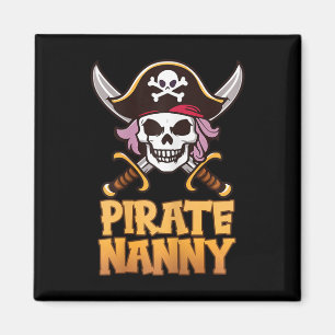 Aimant Nounou pirate drôle Capitaine correspondant coût d
