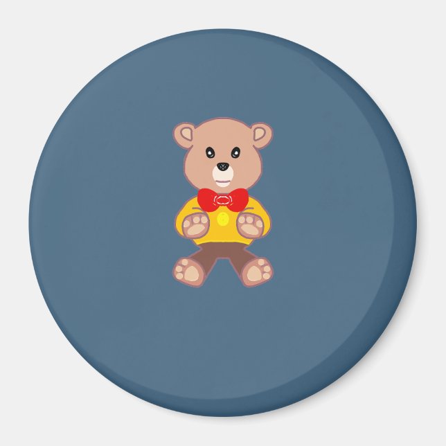 Aimant Nounours en peluche  (Devant)