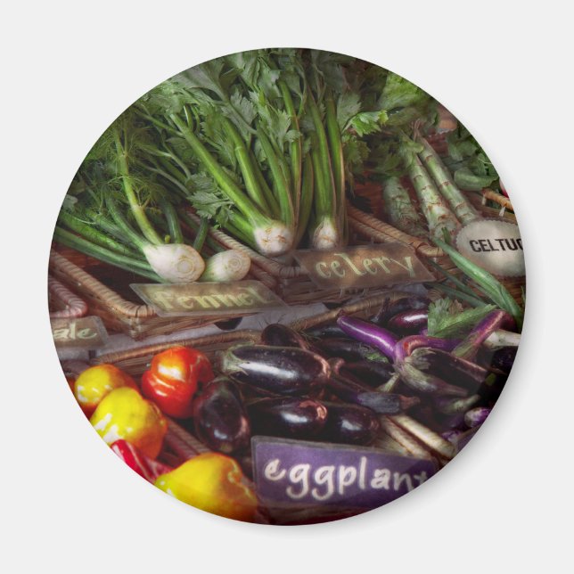 Aimant Nourriture - Légumes - Produits très frais (Devant)