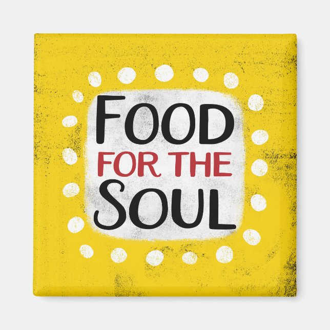 Aimant Nourriture Pour L'Aimant Réfrigérateur Soul (Devant)
