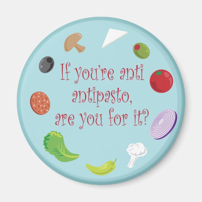 Aimant Nourriture Pour Thèse_Anti Antipasto (Devant)