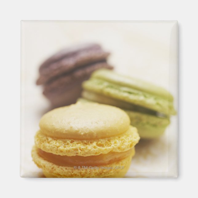 Aimant Nourriture, Vaisselle, Dessert, Cookie, Français, (Devant)
