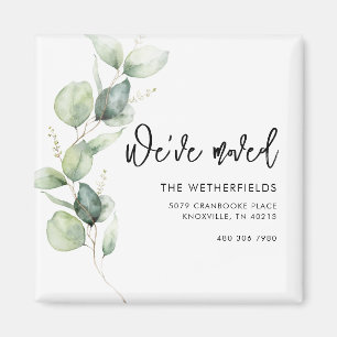 Aimant Nous avons déménagé Eucalyptus déménagement Adress