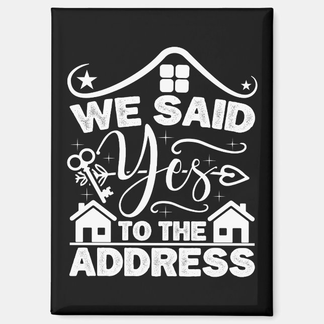 Aimant Nous avons dit oui à l'adresse Nouvel humour de pr (Recto)