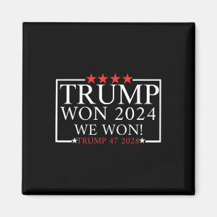 Aimant Nous avons gagné Trump a gagné Trump Président 202