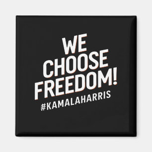 Aimant Nous choisissons la liberté Kamala Harris 2024