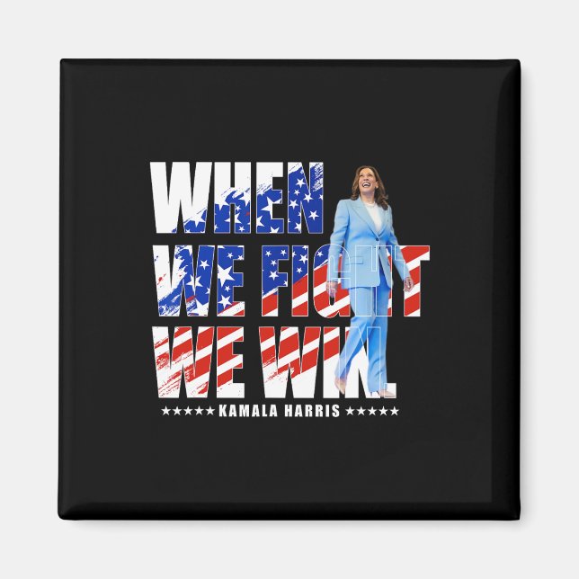 Aimant Nous combattons Harris 2024 Kamala Harris pour le  (Devant)