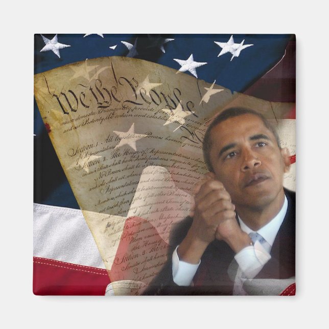 Aimant Nous le Peuple...Barack Obama & la Constitution (Devant)