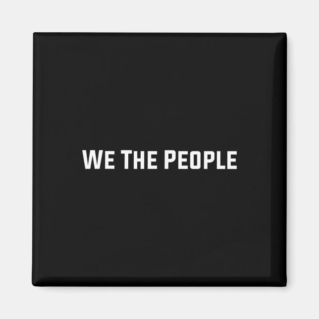 Aimant Nous Le Peuple Constitution États-Unis Trump Pro (Devant)