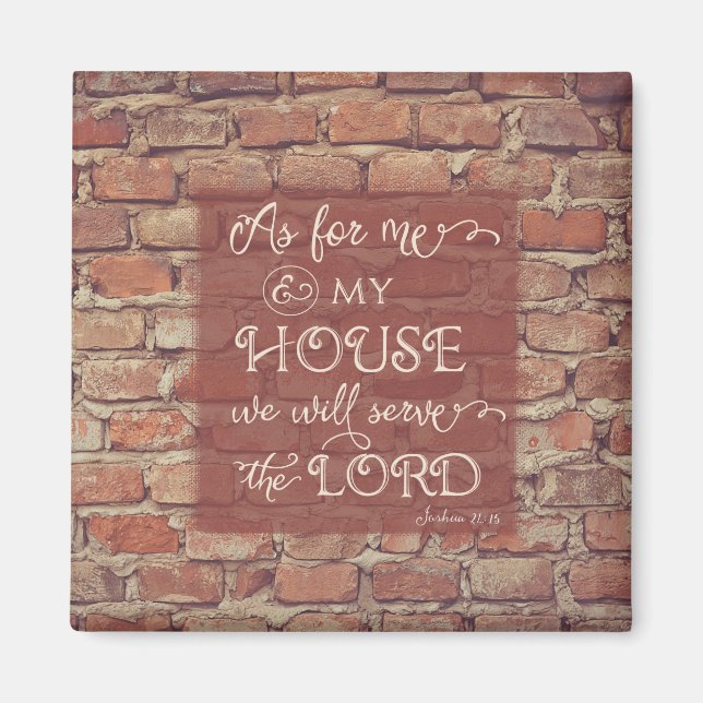 Aimant Nous Serons le Seigneur - Josué 24:15 (Devant)