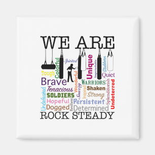 Aimant Nous sommes des femmes de boxe Rock Steady Word Ar