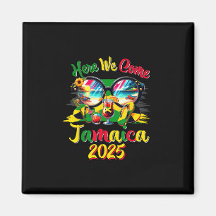 Aimant Nous voilà 2025 Jamaïque Vacances familiales Fille
