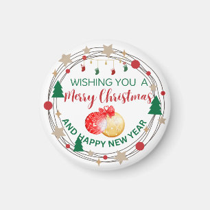 Aimant nous vous souhaitons un joyeux Noël et une bonne a