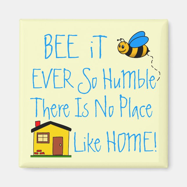 Aimant Nouveau cadeau de réchauffage maison (Devant)