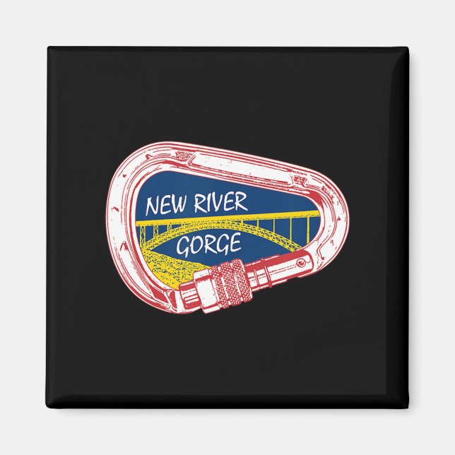 Aimant Nouveau carabiner Escalade de la Gorge de la riviè (Devant)