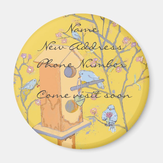 Aimant Nouveau domicile (Devant)