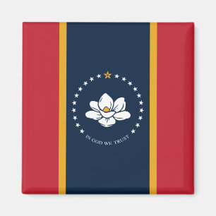 Aimant Nouveau drapeau d'État du Mississipi