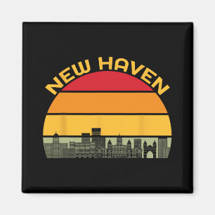 Aimant Nouveau Haven Zza Catal du monde Connecticut Azza