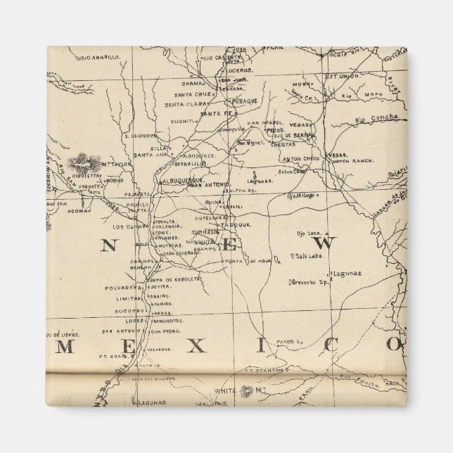 Aimant Nouveau-Mexique 3 (Devant)