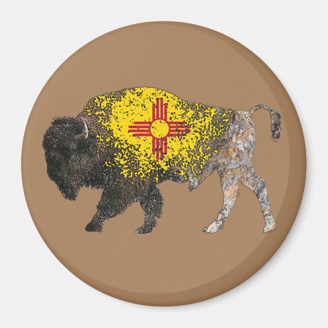 Aimant Nouveau-Mexique Buffalo Spirit (Devant)