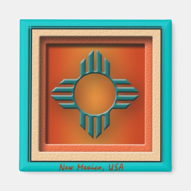 Aimant Nouveau Mexique États-Unis (Devant)
