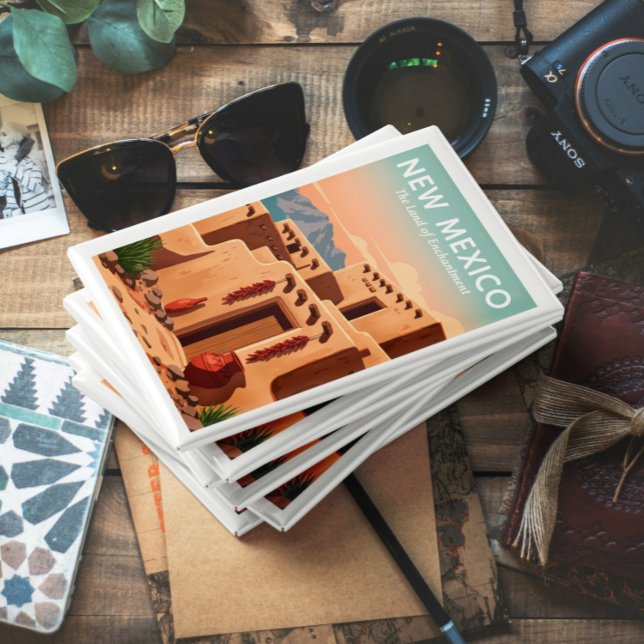 Aimant Nouveau-Mexique vintage (Créateur téléchargé)