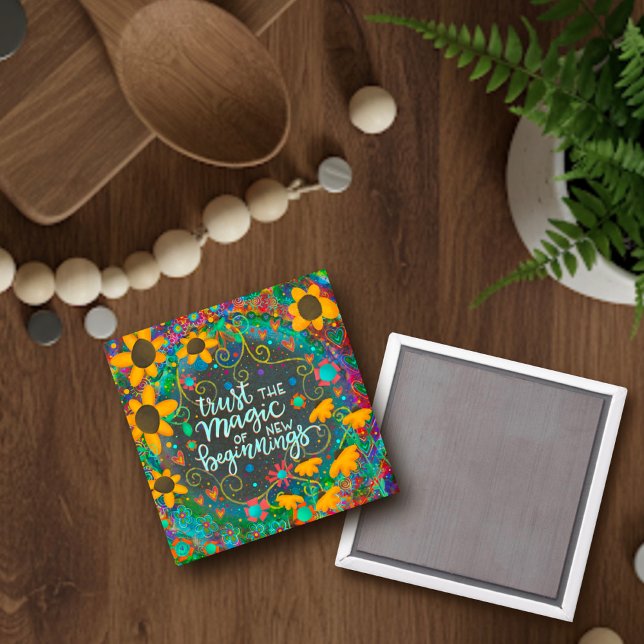 Aimant Nouveaux débuts Plutôt Daisy Inspirivity Trendy (Créateur téléchargé)