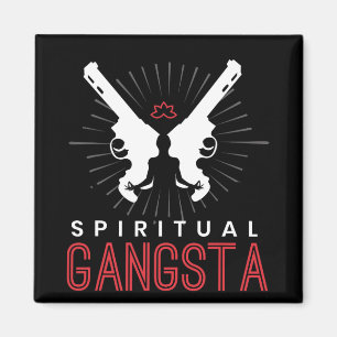 Aimant Nouvel Âge Spirituel Gangster de Yoga Illuminé