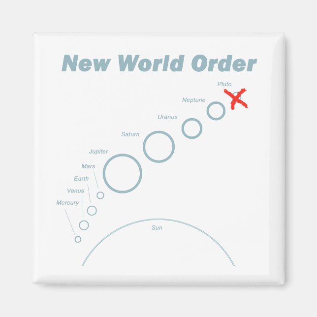Aimant Nouvel ordre mondial (Devant)