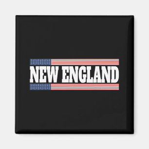 Aimant Nouvelle Angleterre Drapeau États-Unis Patriotique
