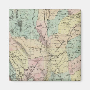 Aimant Nouvelle carte de la Californie centrale de Bancro