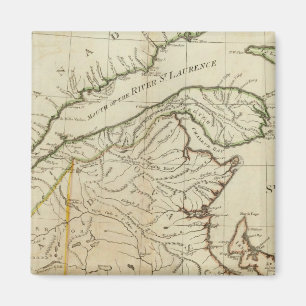 Aimant Nouvelle carte de la Nouvelle-Écosse et de l'île