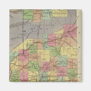 Aimant Nouvelle Carte De L'Indiana