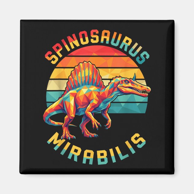 Aimant Nouvelle découverte de spinosaurus mirabilis 2026  (Devant)