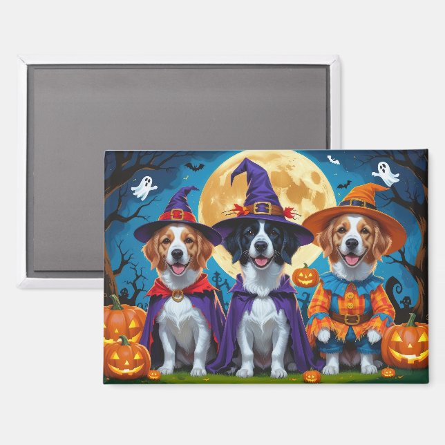 Aimant Nouvelle-Écosse Citrouille de canard à rouleaux Ha (Recto/Verso)