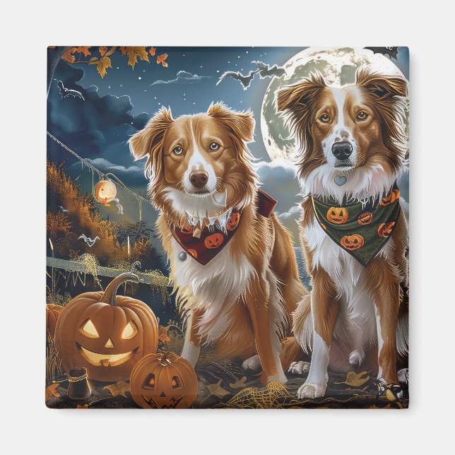 Aimant Nouvelle-Écosse Halloween Épouvantable (Devant)