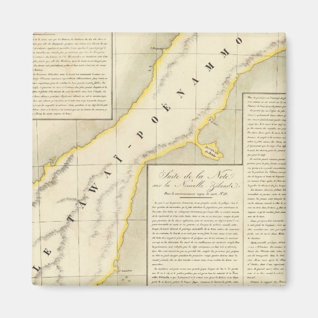 Aimant Nouvelle-Zélande Océanie no 60 (Devant)