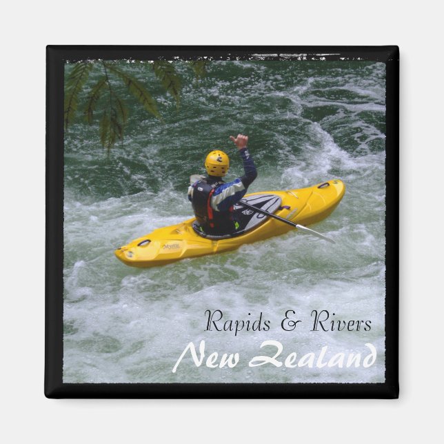 Aimant Nouvelle-Zélande, Rapids & Rivers Adrenaline (Magn (Devant)