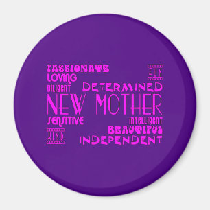Aimant Nouvelles mères et nouveaux Baby showers mamans :
