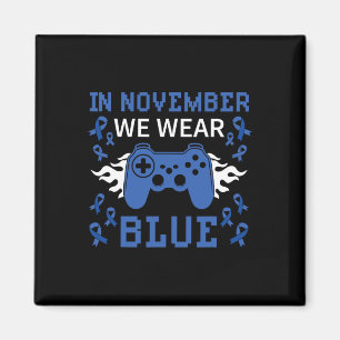 Aimant Novembre Nous Portons Bleu T1d T2d Diabète Diabéti