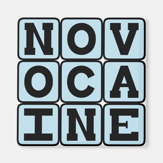 Aimant Novocaine, Anesthésie dentaire (Devant)