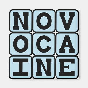 Aimant Novocaïne, anesthésique dentaire