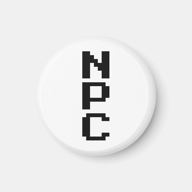 Aimant NPC - Caractère non jouable (Devant)