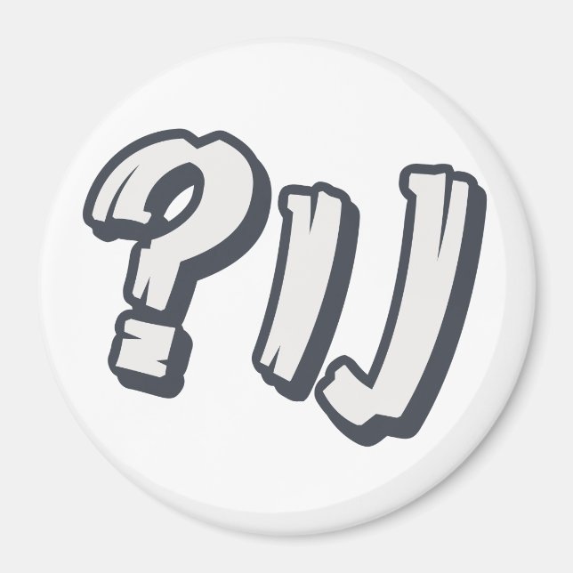 Aimant "NU ?" yiddish - L'expression juive parfaite (Devant)