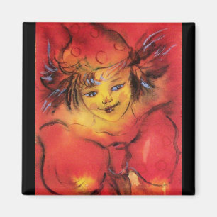 AIMANT NUAGE AVEC RIBBON ROUGE