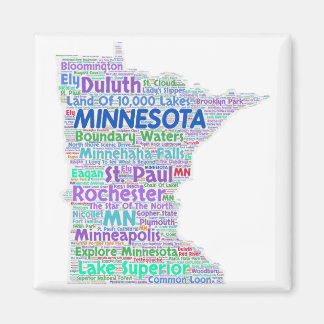 Aimant Nuage de mots du Minnesota