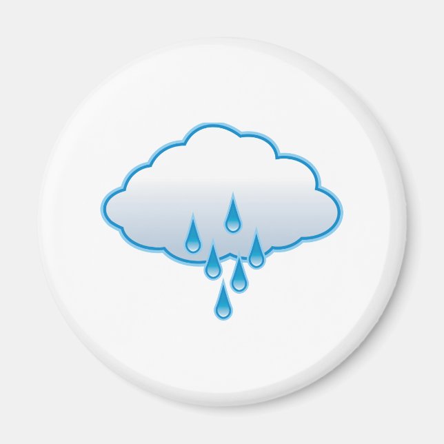 Aimant Nuage de pluie (Devant)