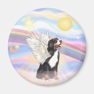 Aimant Nuages - Ange de Chien de Montagne Bernois
