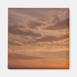 Aimant Nuages de coucher de soleil II Pastel Nature Abstr